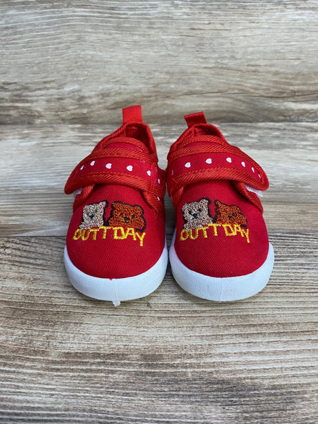 Sun Sun Red Squeaker Shoes sz 4.5c - Me n Mommy To Be