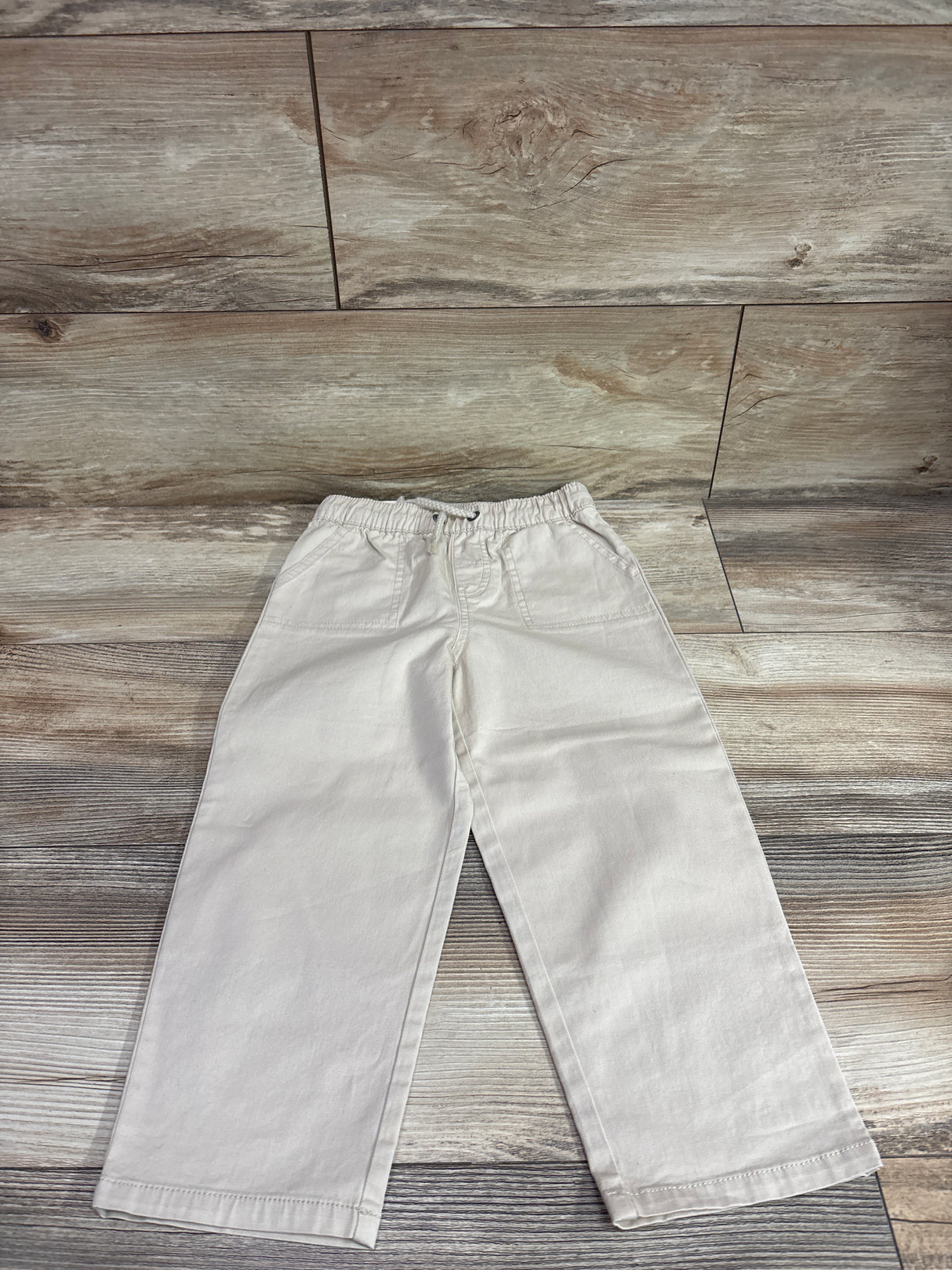 NEW Cat & Jack Wide Leg Drawstring Joggers Beige sz 3T