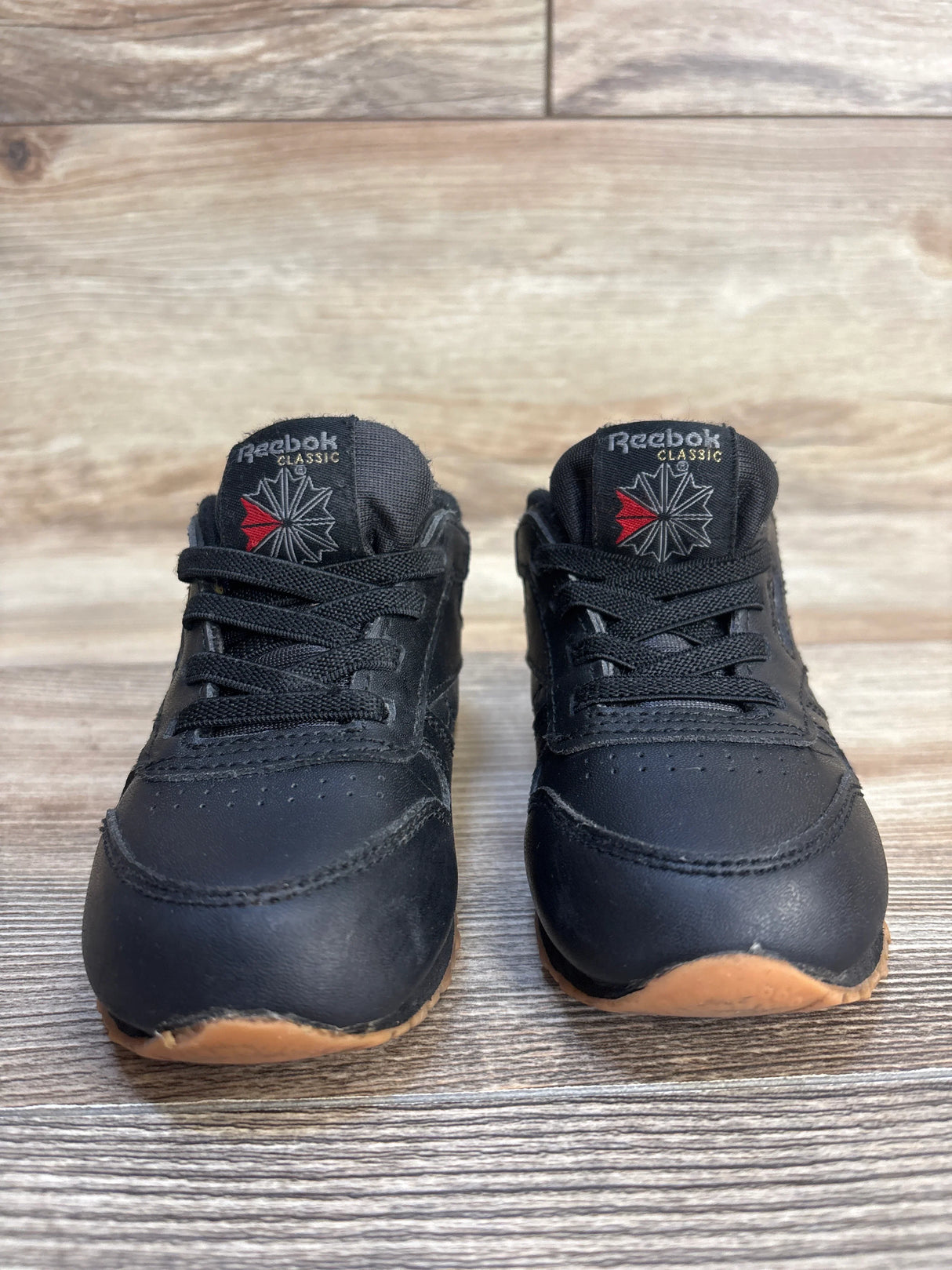 Reebok Classic Leather Sneakers Black sz 8c