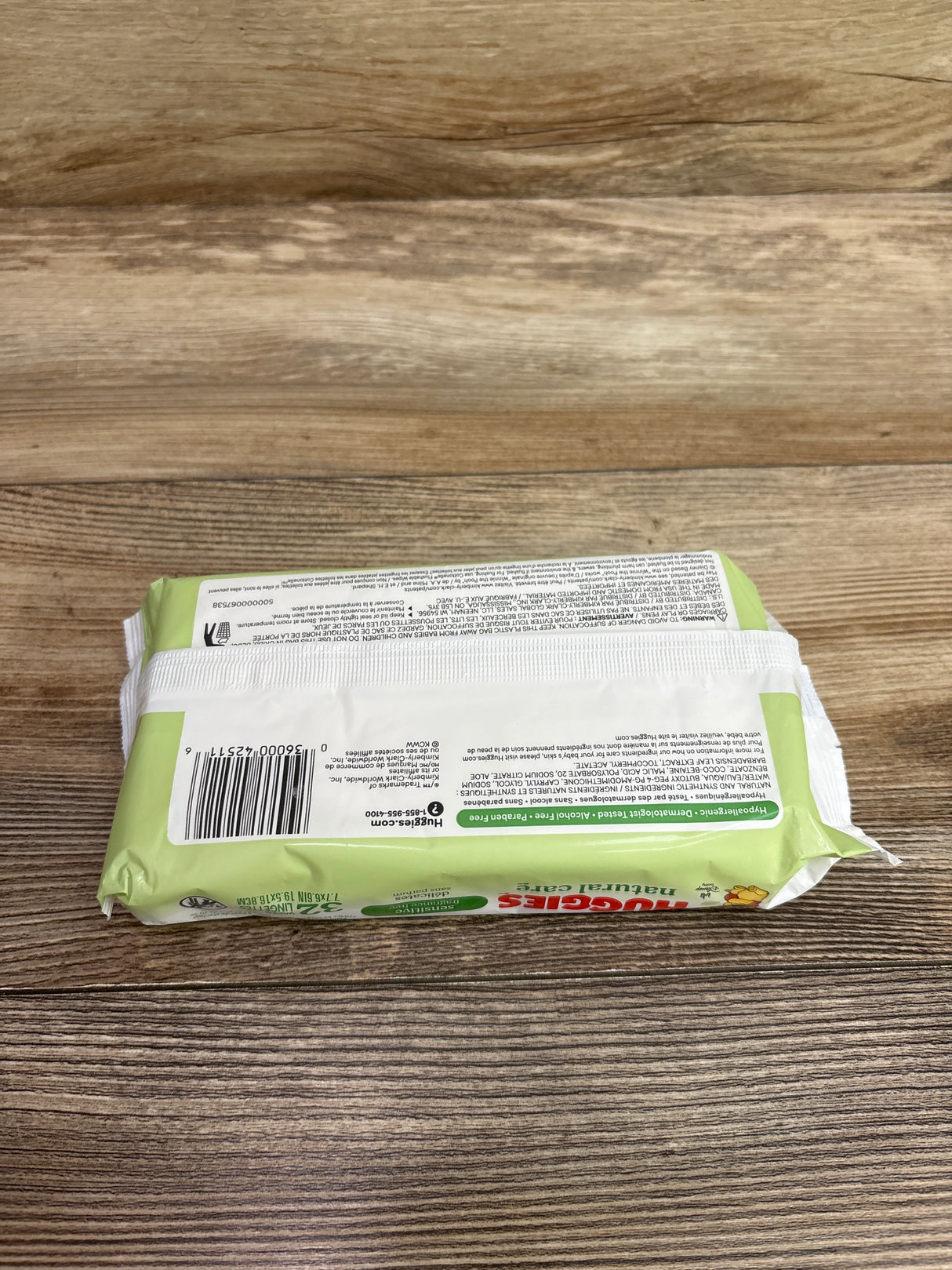 NEW Huggies Natural Care Sensitive Baby Wet Wipes 32t.