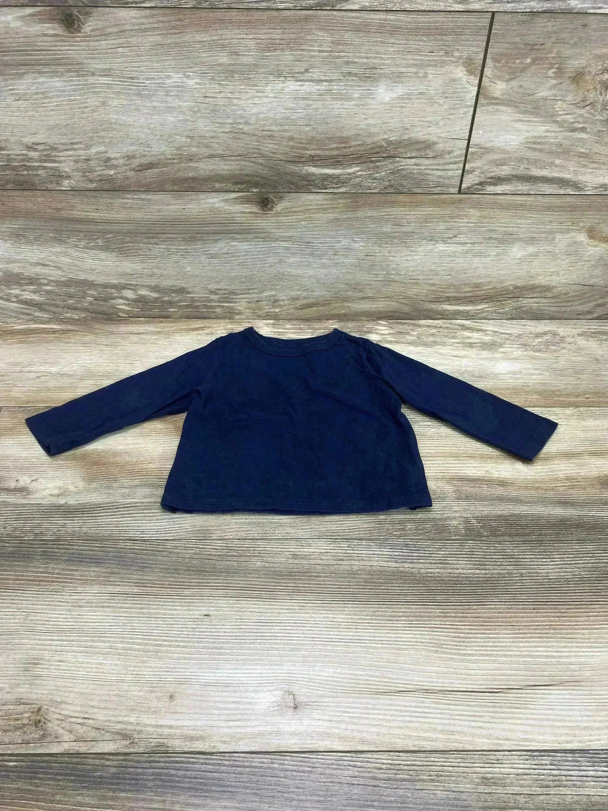 Children's Place Long Sleeve Shirt Navy sz 9-12m - Me n Mommy To Be