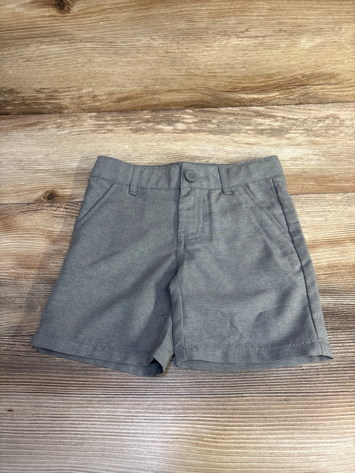 Cat & Jack Quick Dry Chino Shorts Grey sz 4T