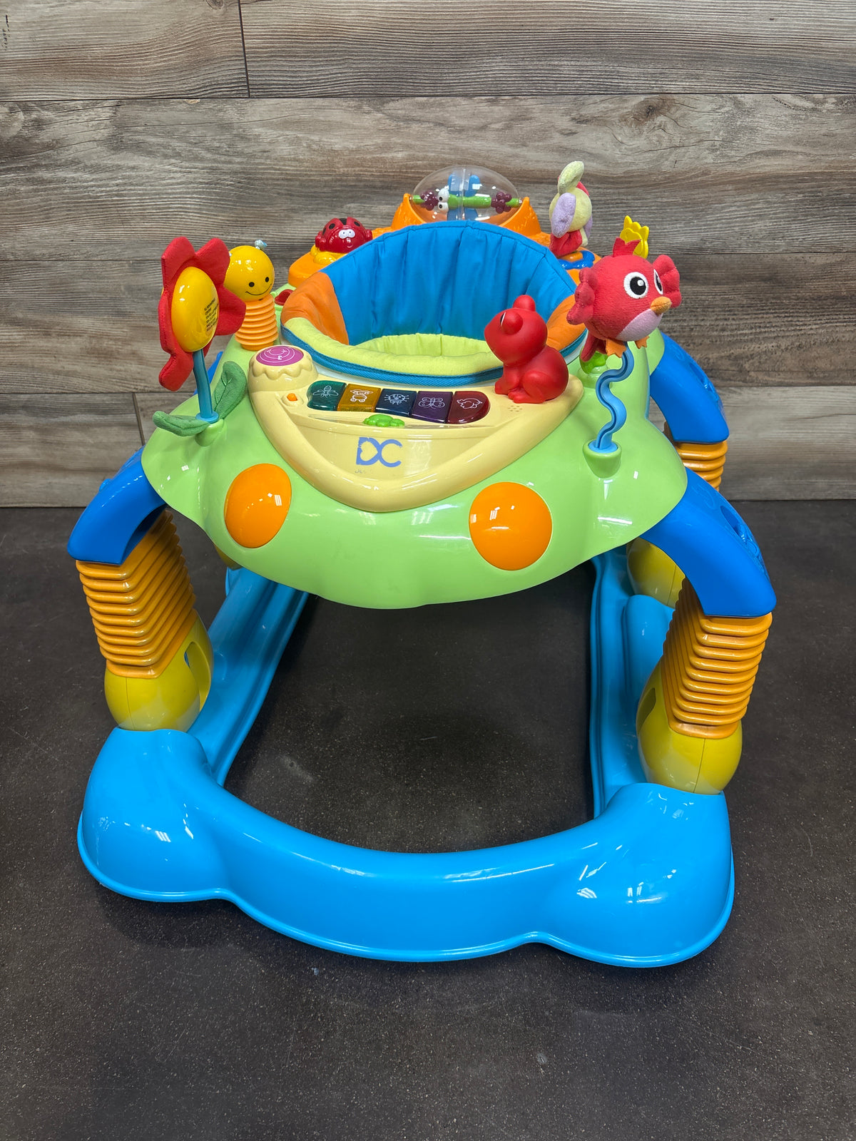 Delta Children Lil Play Station 4-in-1 Activity Walker Blue