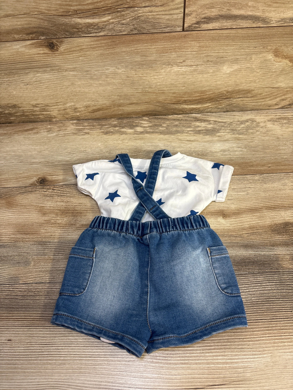 Cat & Jack 3pc Suspender Set White sz 0-3m