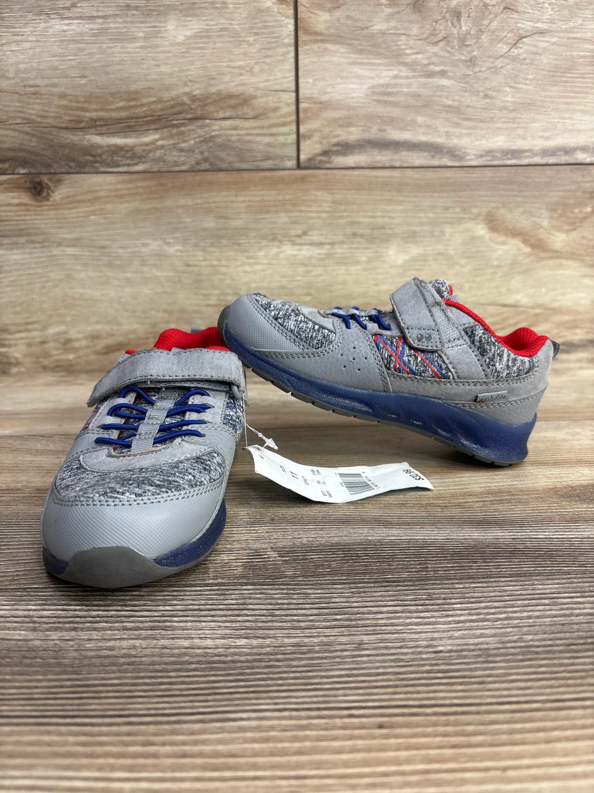 NEW Surprize by Stride Rite Light-Up Ardo Sneakers Grey sz 11c