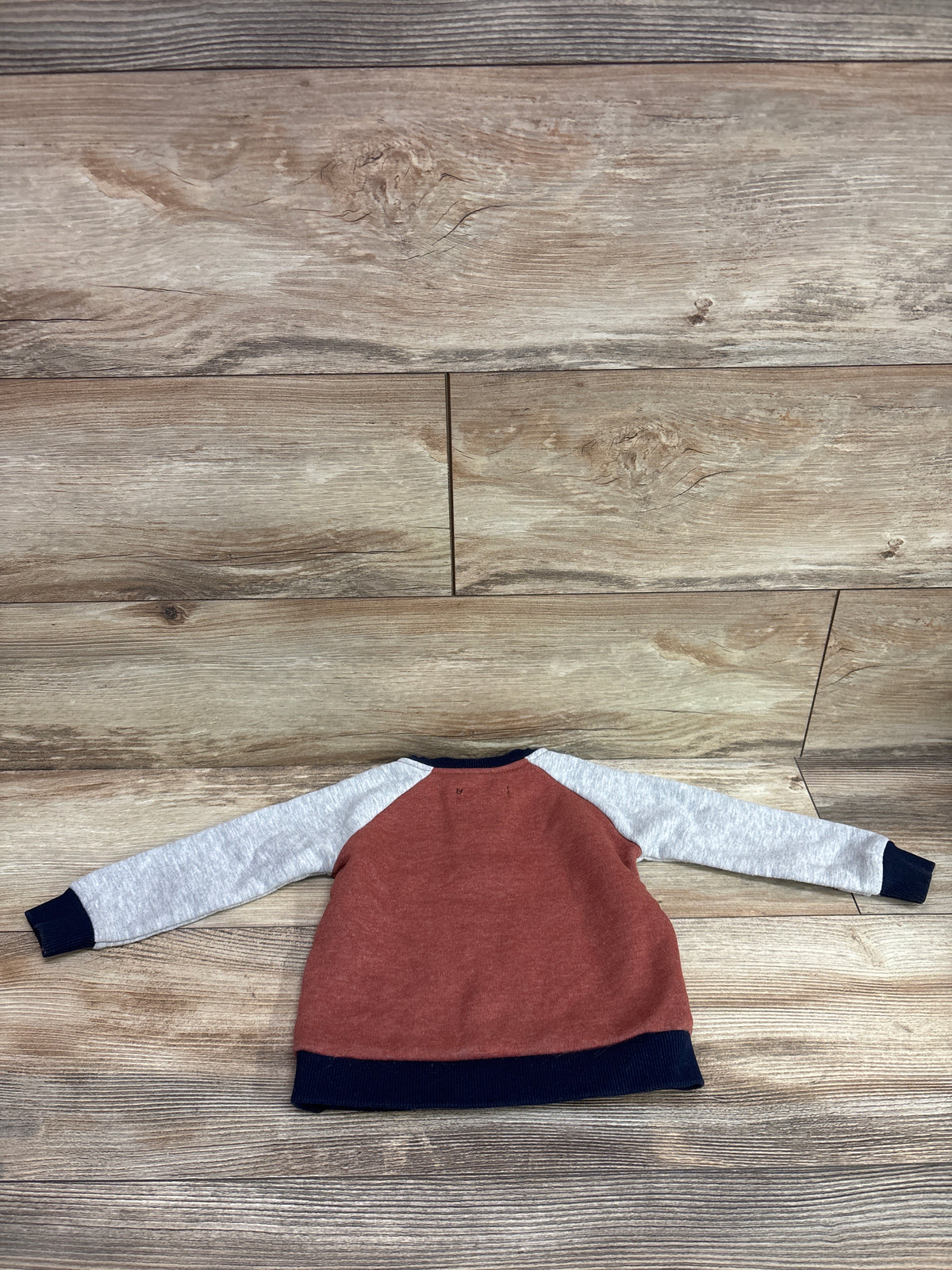 7 For All Mankind Henley Sweatshirt Grey sz 18m