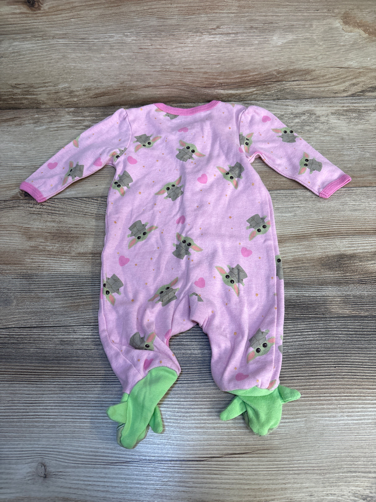 Star Wars Valentines Day Sleeper Pink sz 0-3m