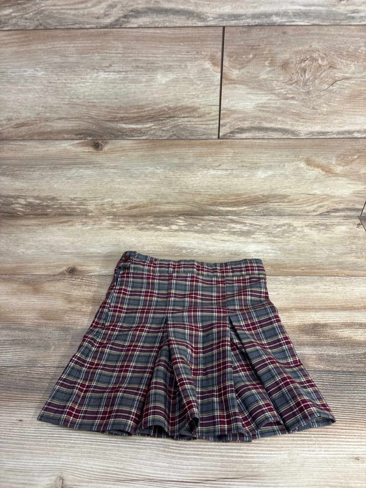 Challenger School Uniform Skirt Plaid Grey sz 4T