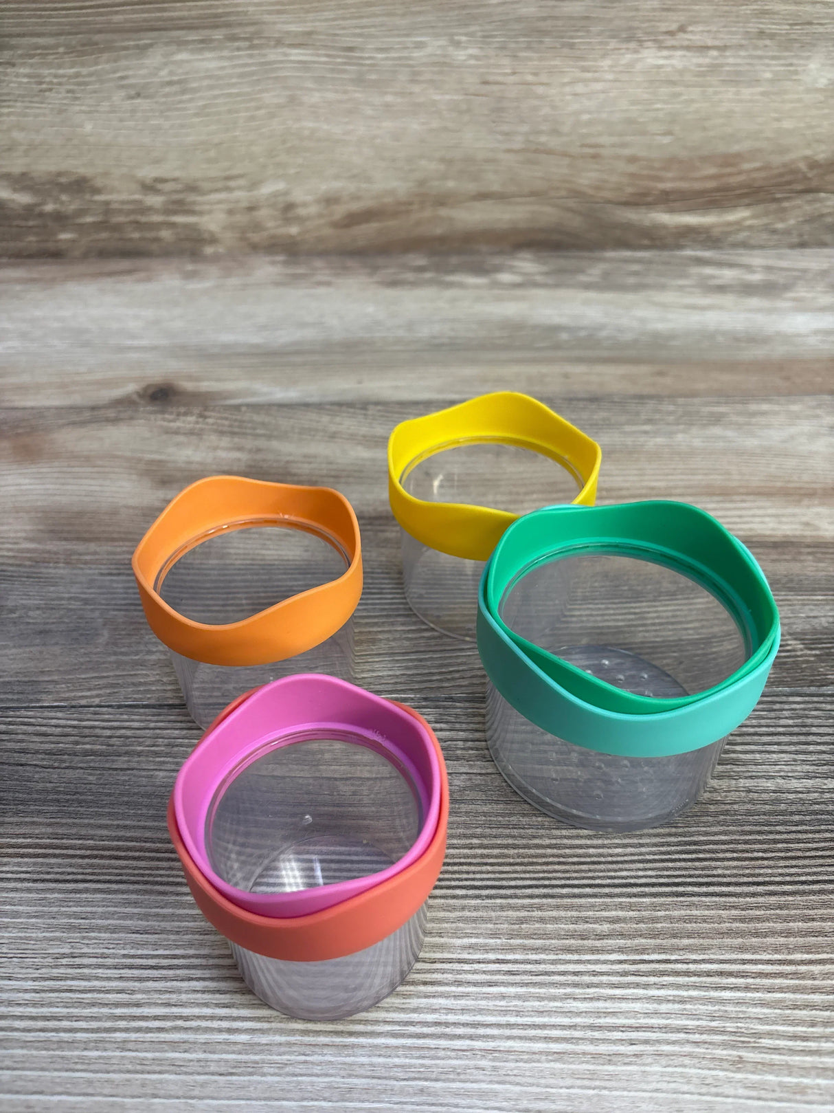 Lovevery Nesting Stacking Drip Drop Cups 6pc