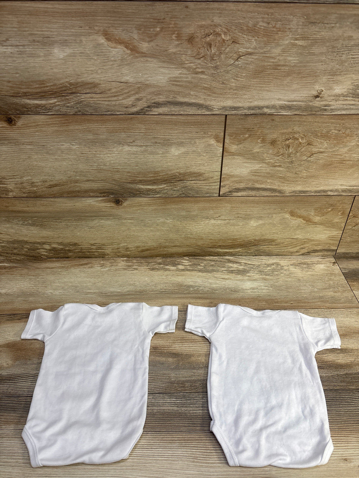 Pineapple Pancake Kids 2pk I Prayed For One/Blessed With Two Bodysuits White sz 0-3m
