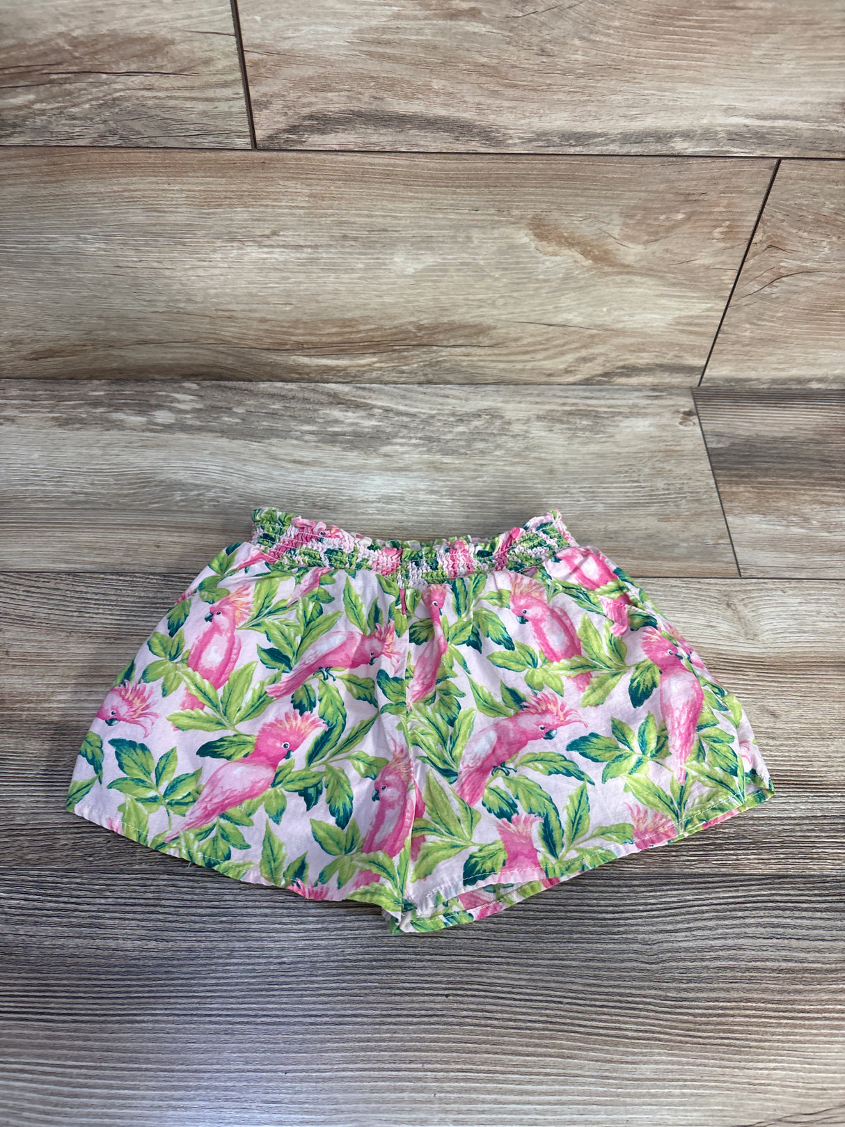 Janie & Jack Bird Print Shorts Pink sz 3T