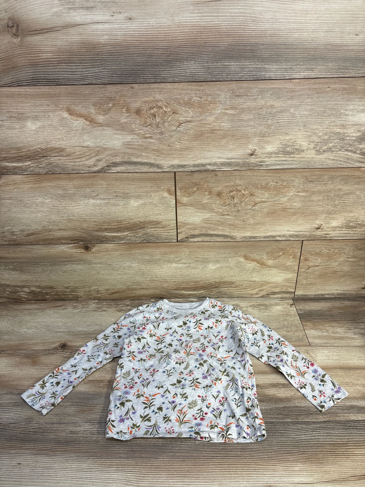 Old Navy Floral Shirt Grey sz 5T