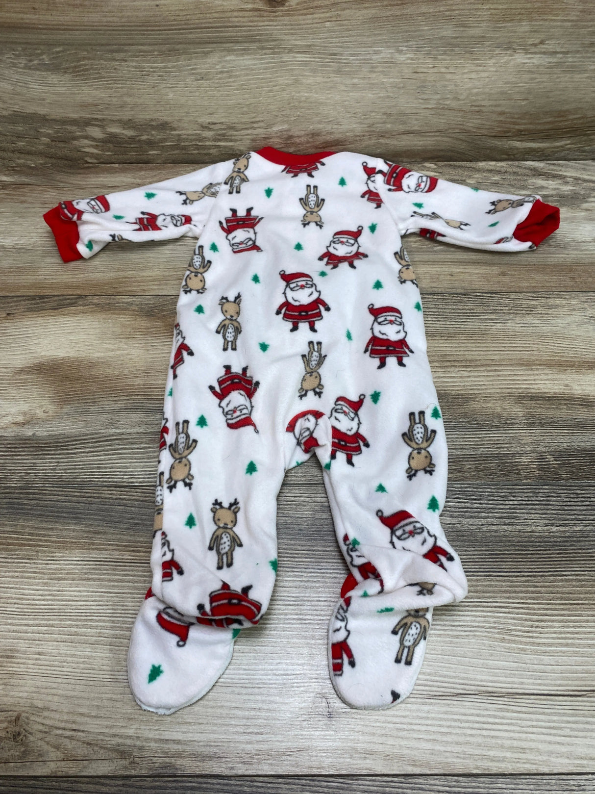 Just One You Santa Blanket Sleeper White sz 3m - Me n Mommy To Be