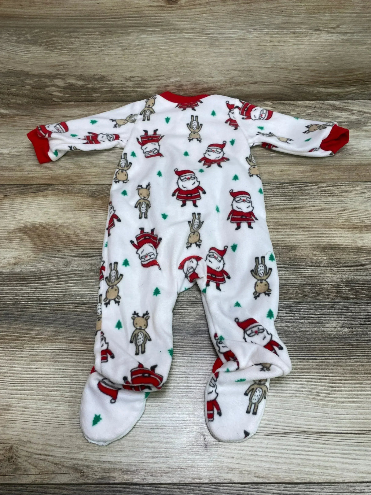 Just One You Santa Blanket Sleeper White sz 3m - Me n Mommy To Be