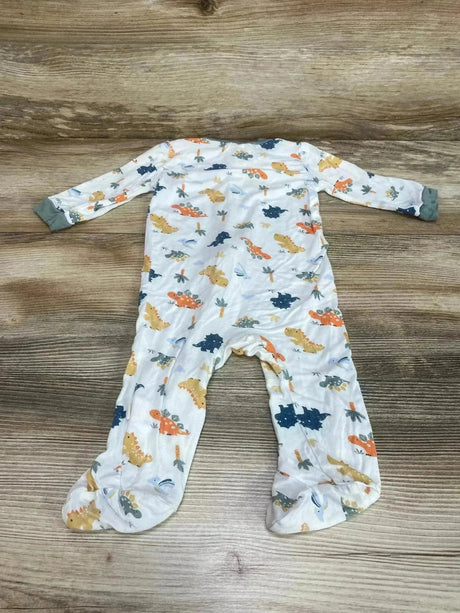 Milkberry Dino Footie White sz 0-3m - Me n Mommy To Be
