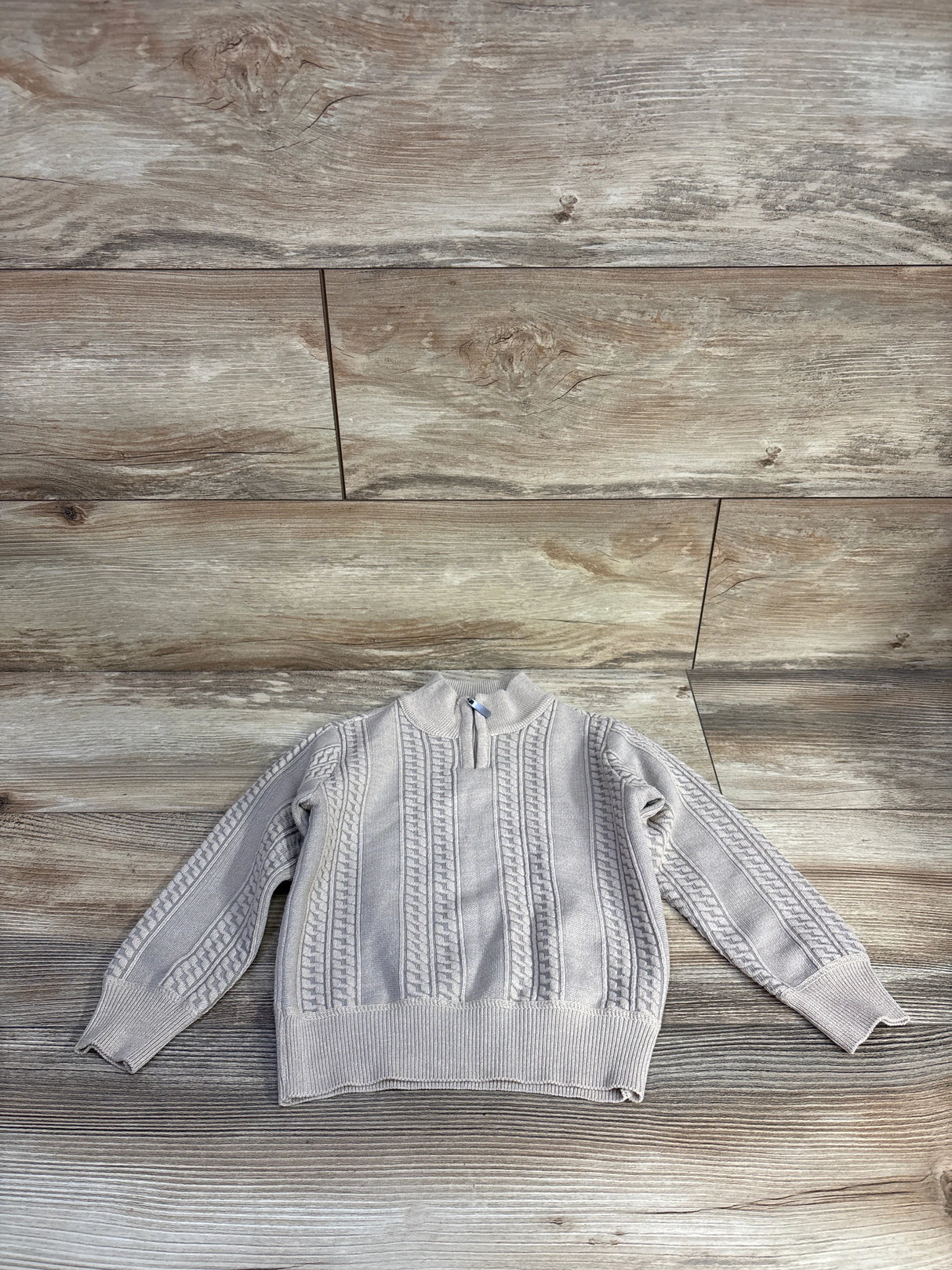 Faze 1 Quarter Zip Sweater Brown sz 3T