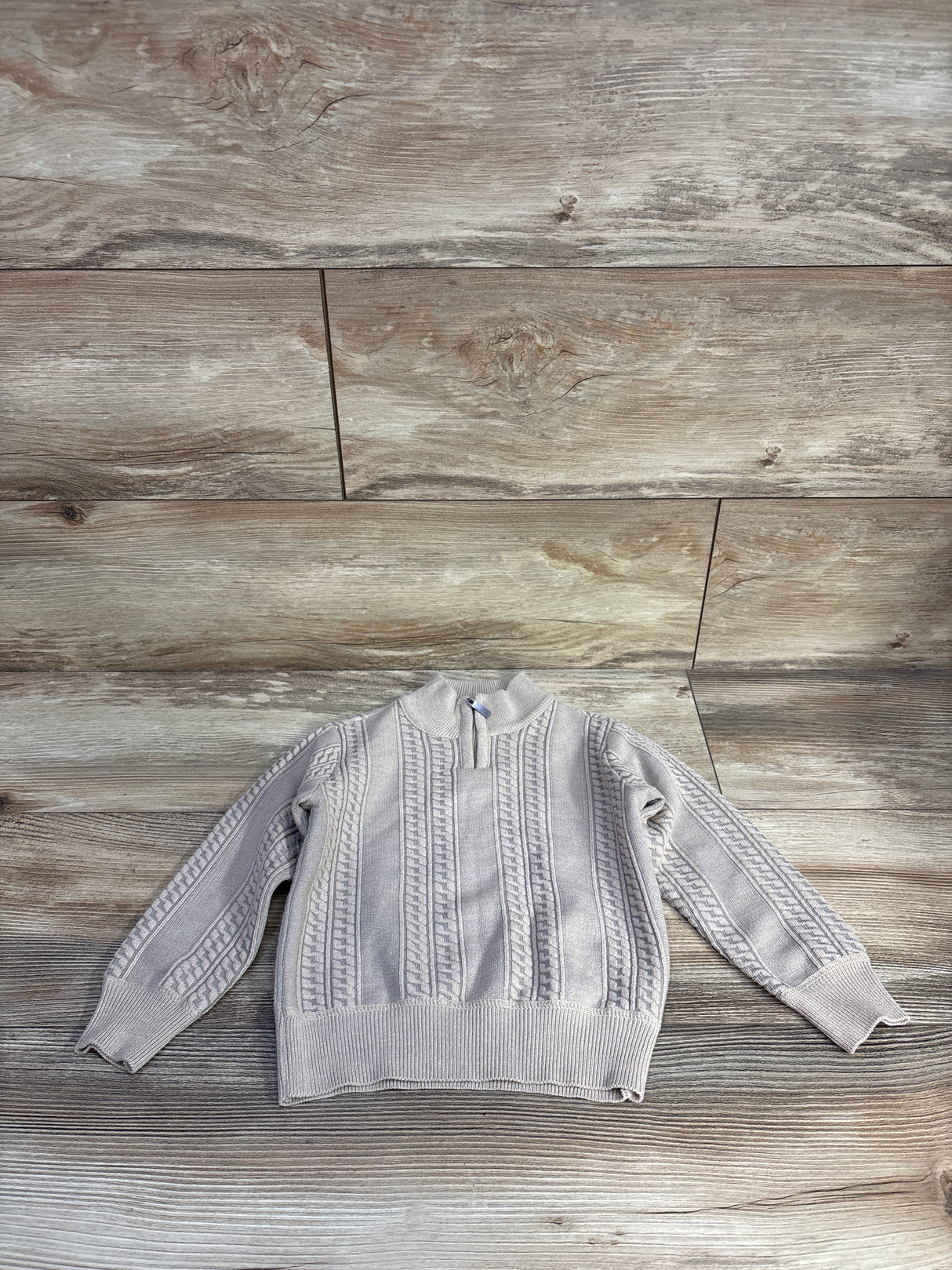 Faze 1 Quarter Zip Sweater Brown sz 3T