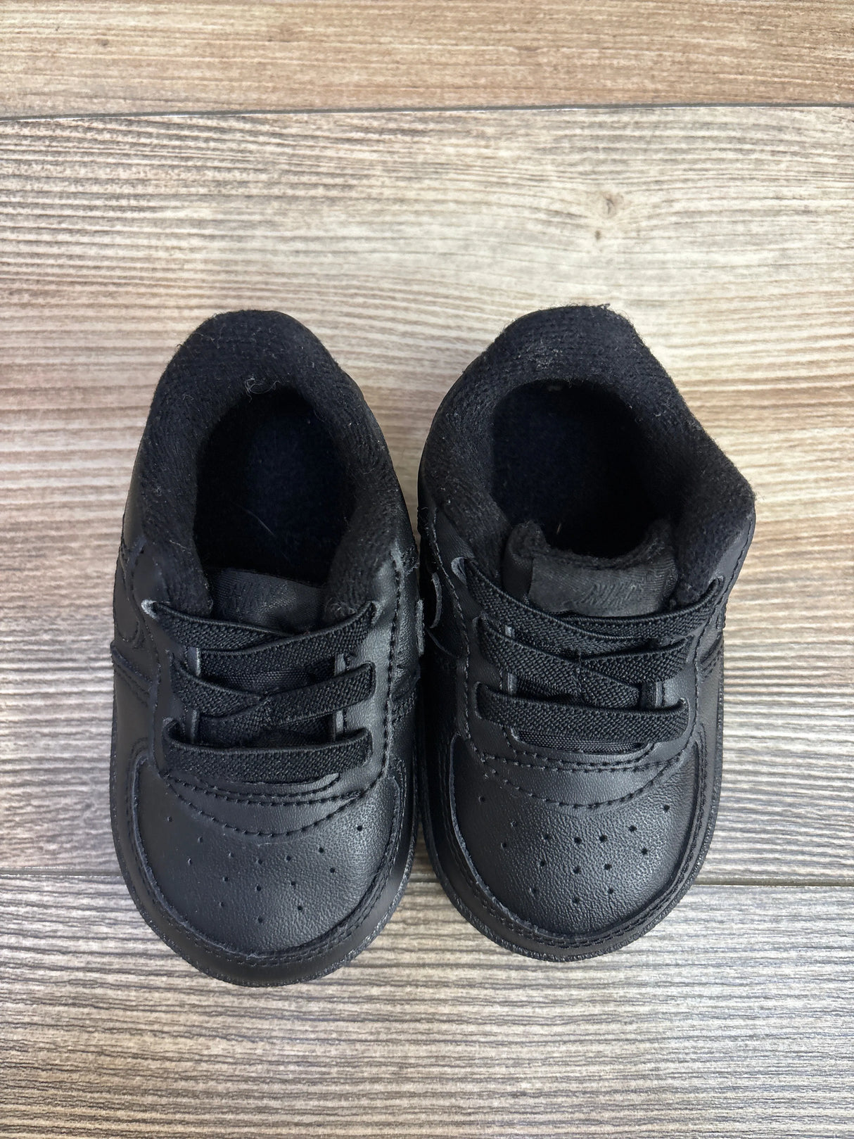 Nike Air Force 1 Crib Shoes Black sz 4c