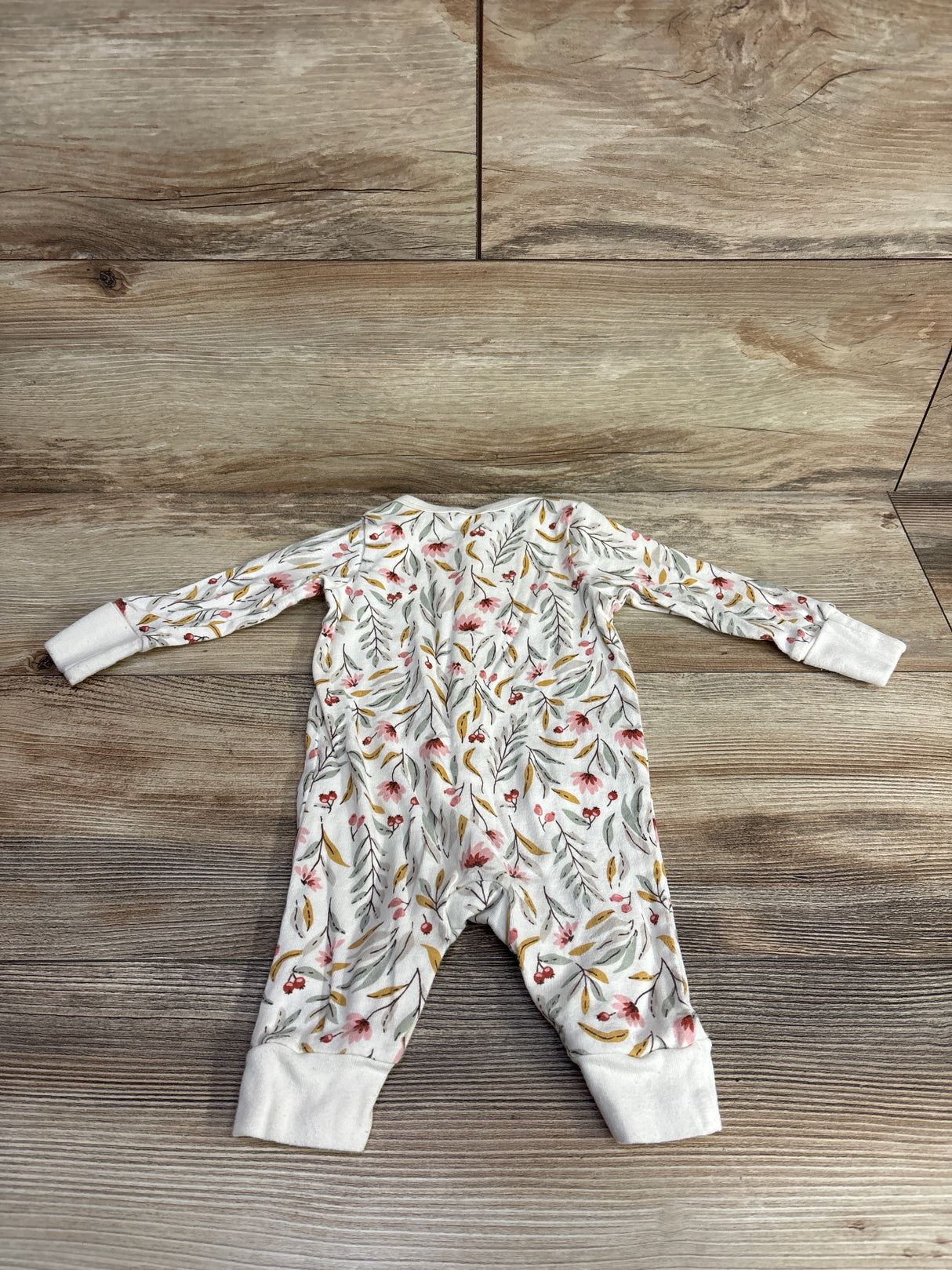 Modern Moments Floral Coverall White sz 0-3m