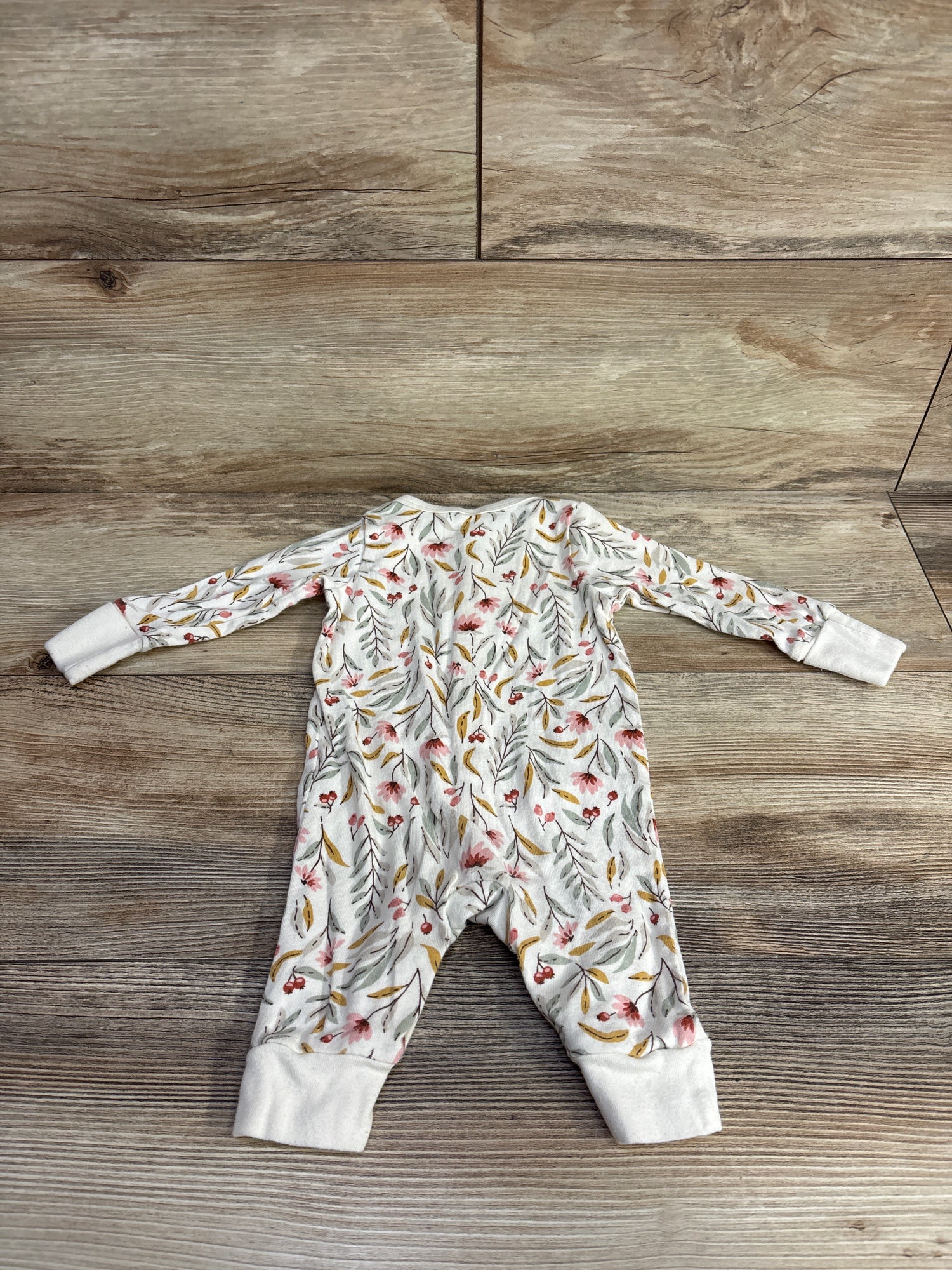 Modern Moments Floral Coverall White sz 0-3m