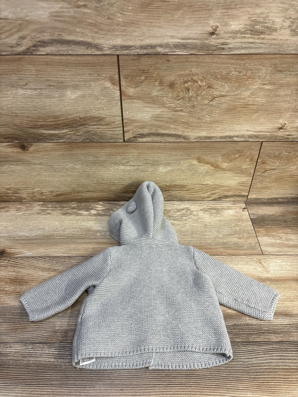 Baby Gap Knit Hooded Cardigan Grey sz 3-6m
