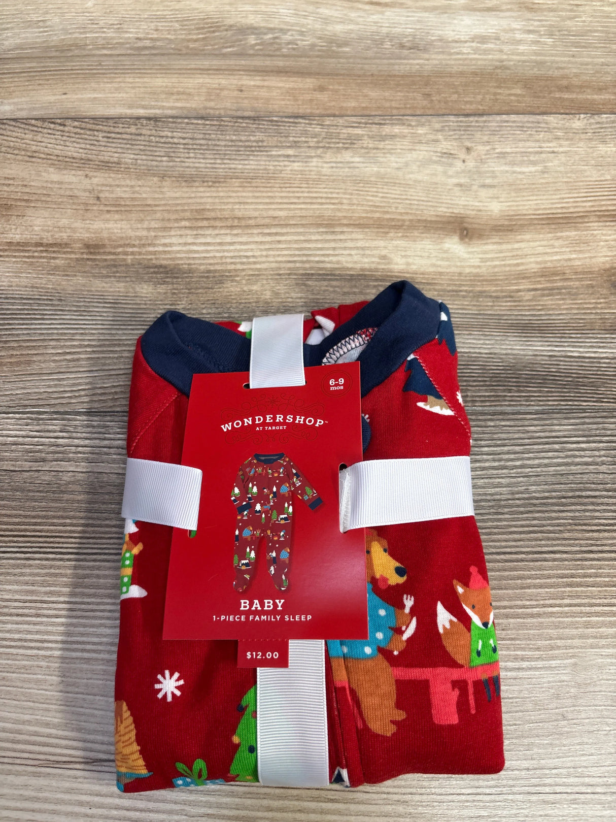 NEW Wondershop Christmas Sleeper Red sz 6-9m