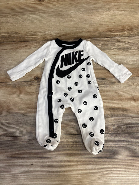 Nike Logo Sleeper White sz Newborn - Me n Mommy To Be