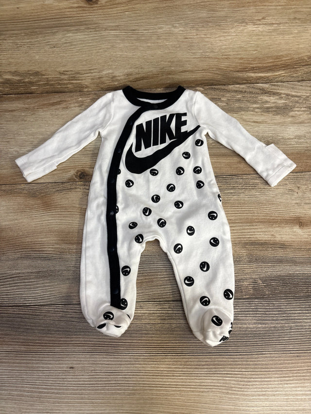 Nike Logo Sleeper White sz Newborn - Me n Mommy To Be