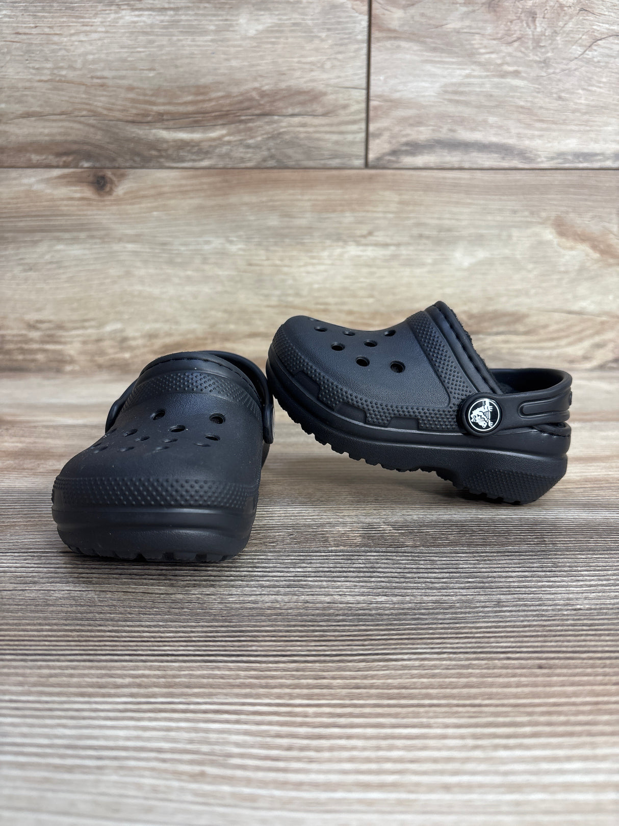 Crocs Classic Lined Clogs Black sz 5c