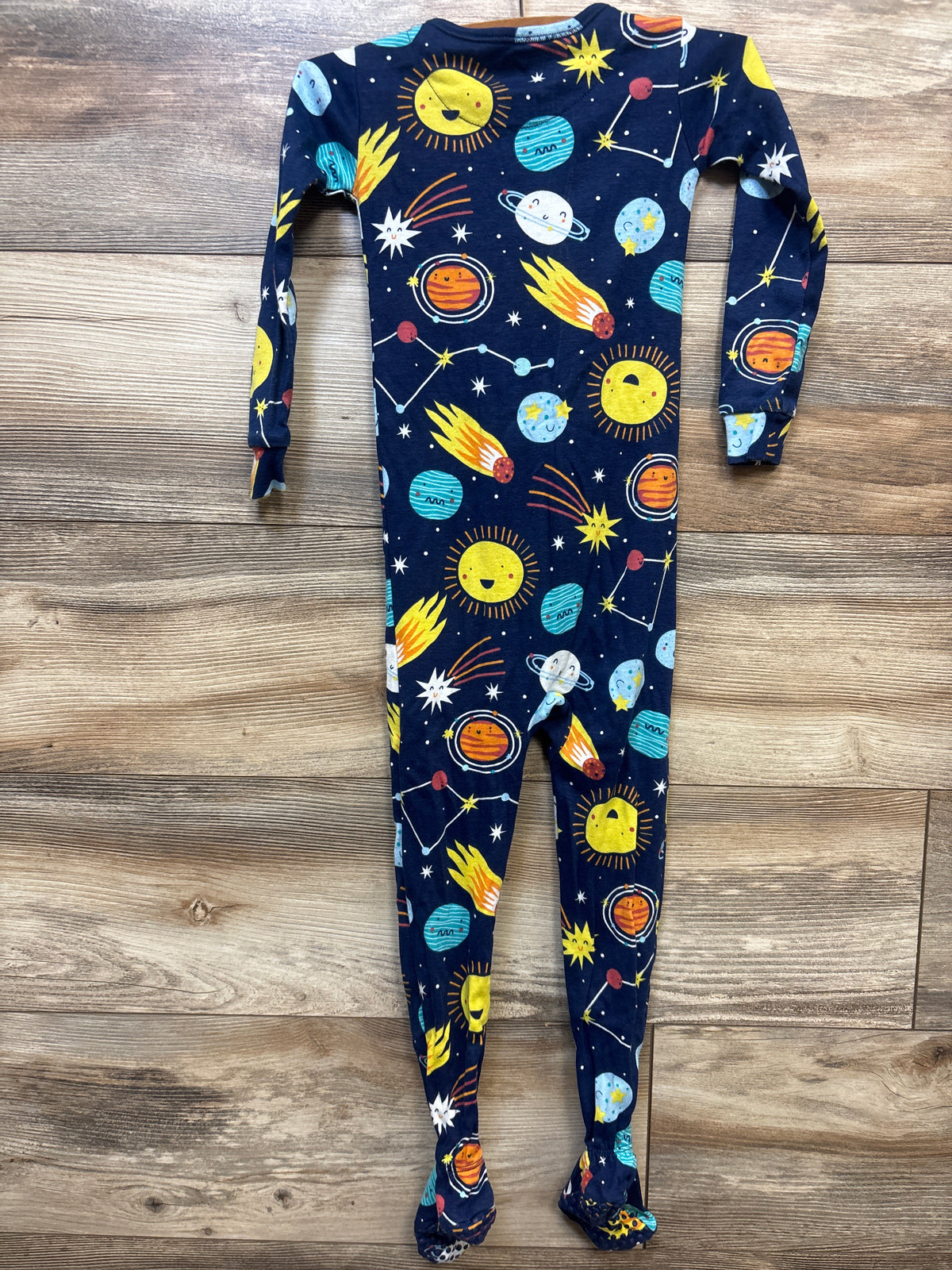 Children's Place Planets Sleeper Navy sz 3T