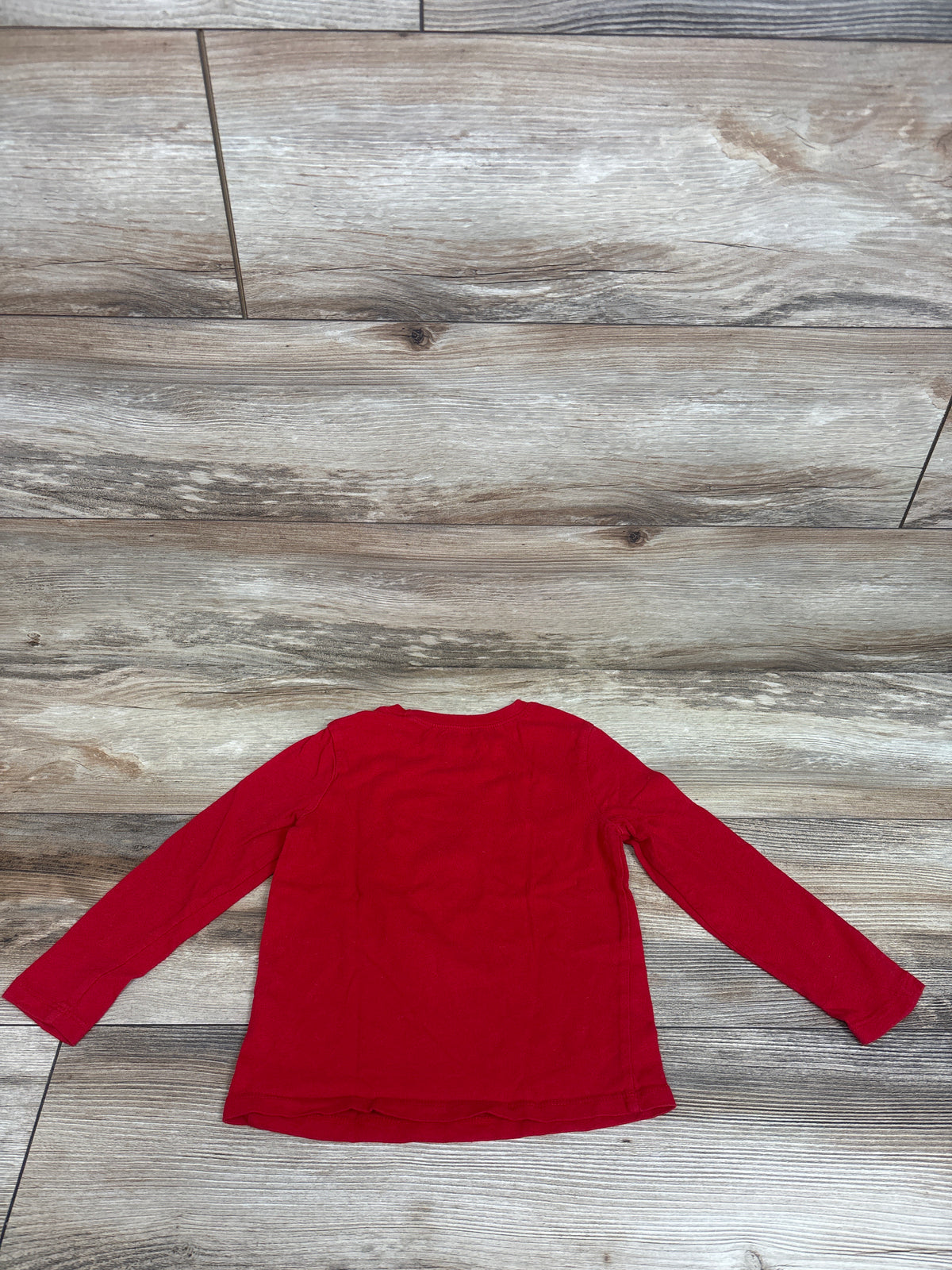 Old Navy Gingerbread The Crumbler Long Sleeve Shirt Red sz 4T