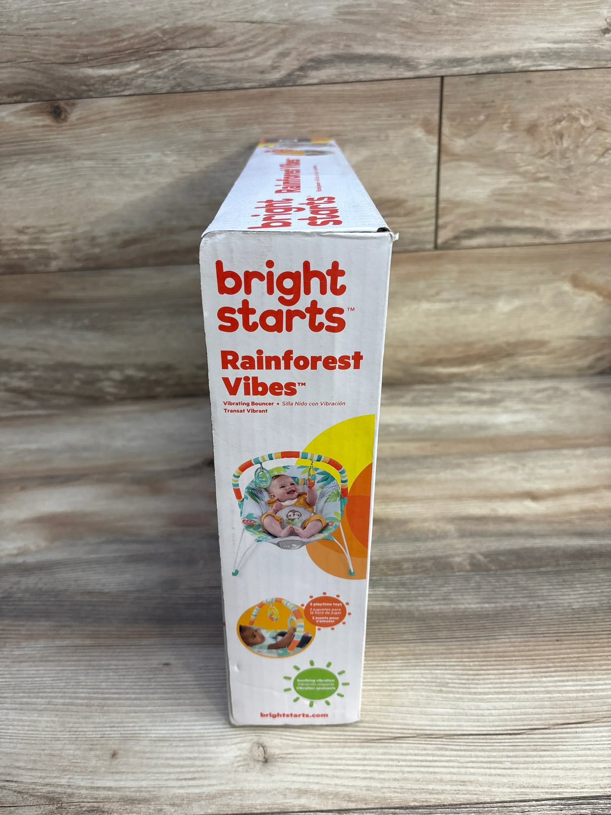 NEW Bright Starts Rainforest Vibes Vibrating Bouncer - Me n Mommy To Be