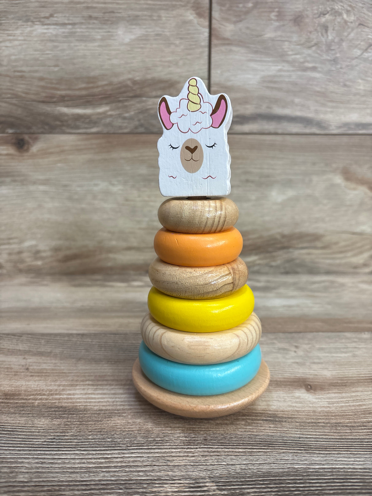 Little Tikes Wooden Critters Llama-Corn Shape Stacker