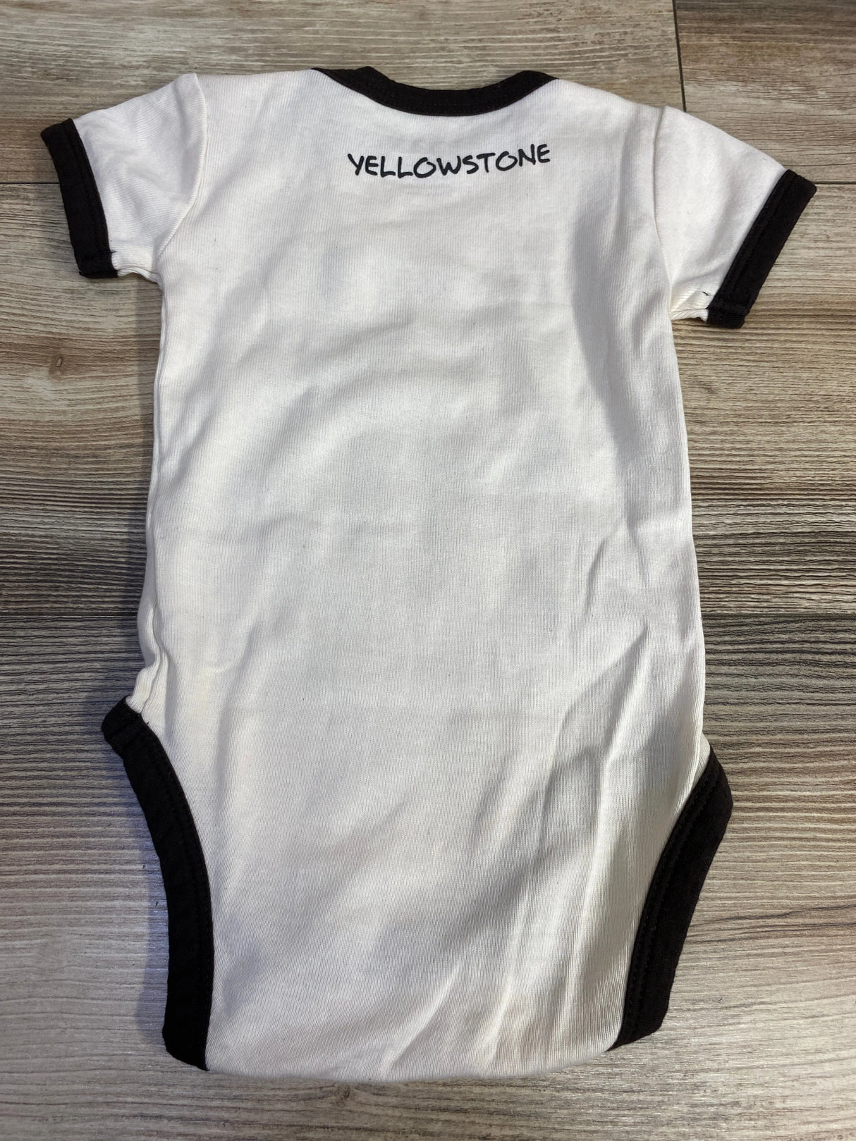 Lazy Lone Don't Moose With Me Bodysuit White sz 6m