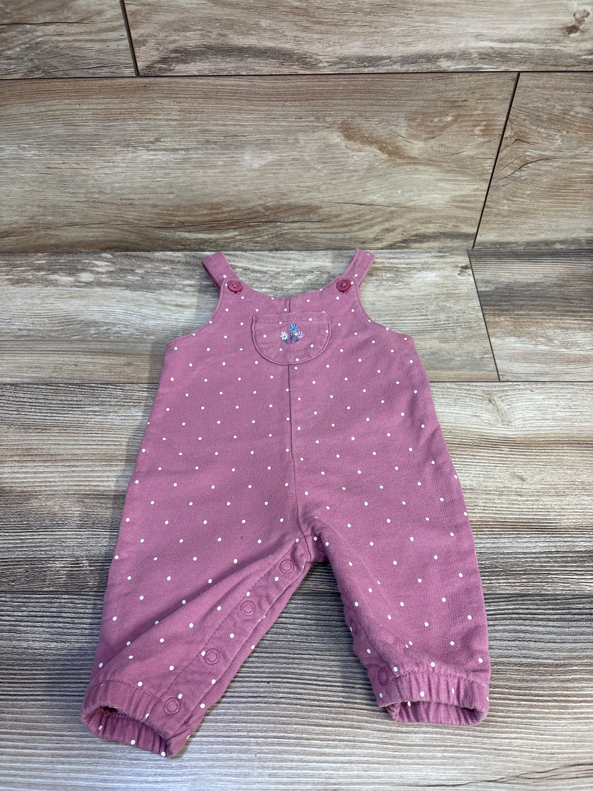 Just One You Polka Dot Overalls Pink sz 3m