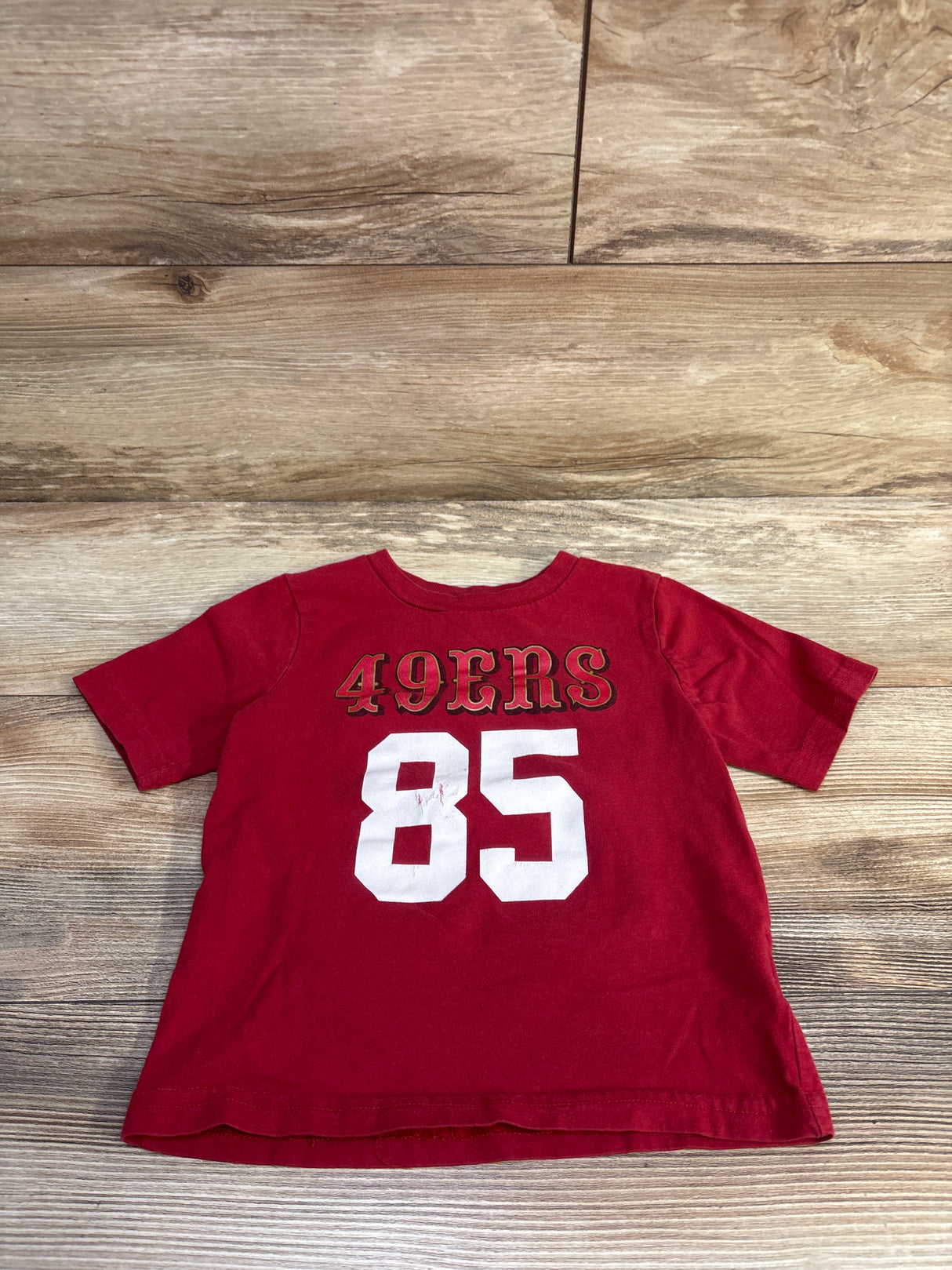 NFL 49ers #85 Kittle Shirt Red sz 4T