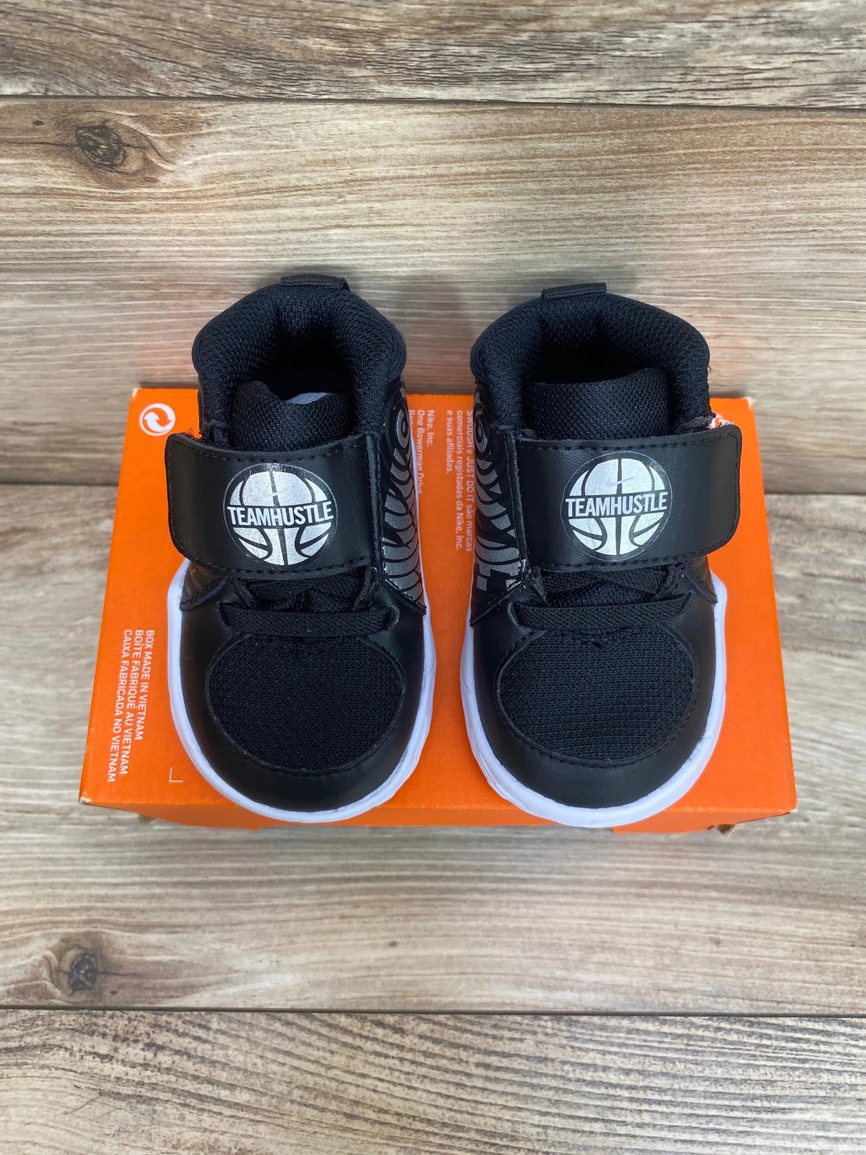 Nike Team Hustle D9 TD 'Black' Sneakers sz 3c - Me n Mommy To Be
