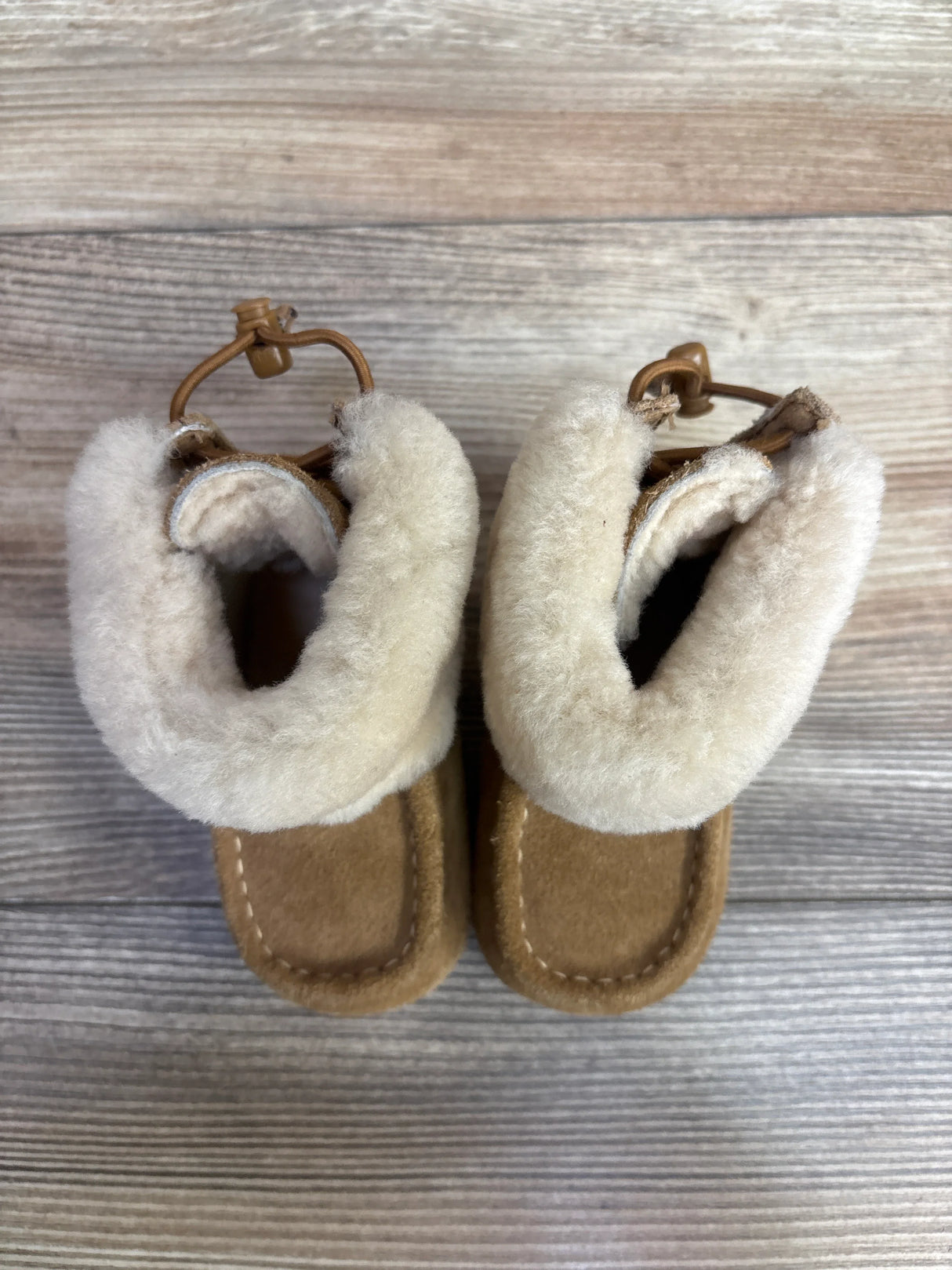 UGG Baby Gage Booties Brown sz 2/3c