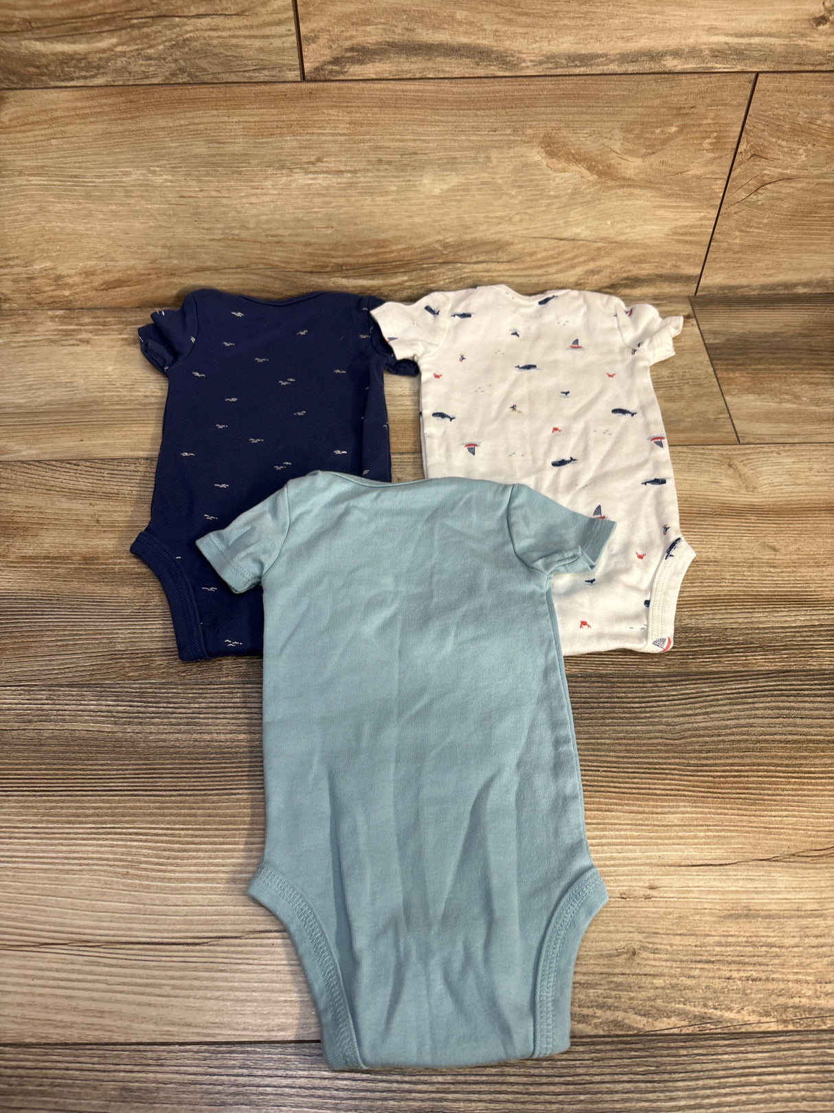 Just One You 3pk Bodysuit Set Blue sz 3m