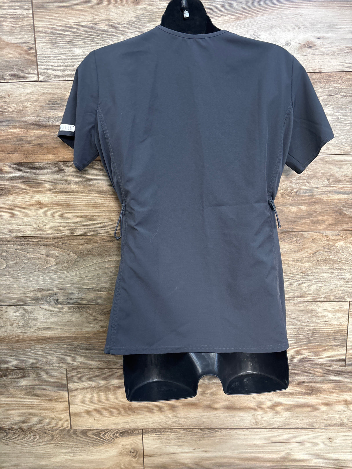 Medcouture Maternity Scrub Top Grey sz Small