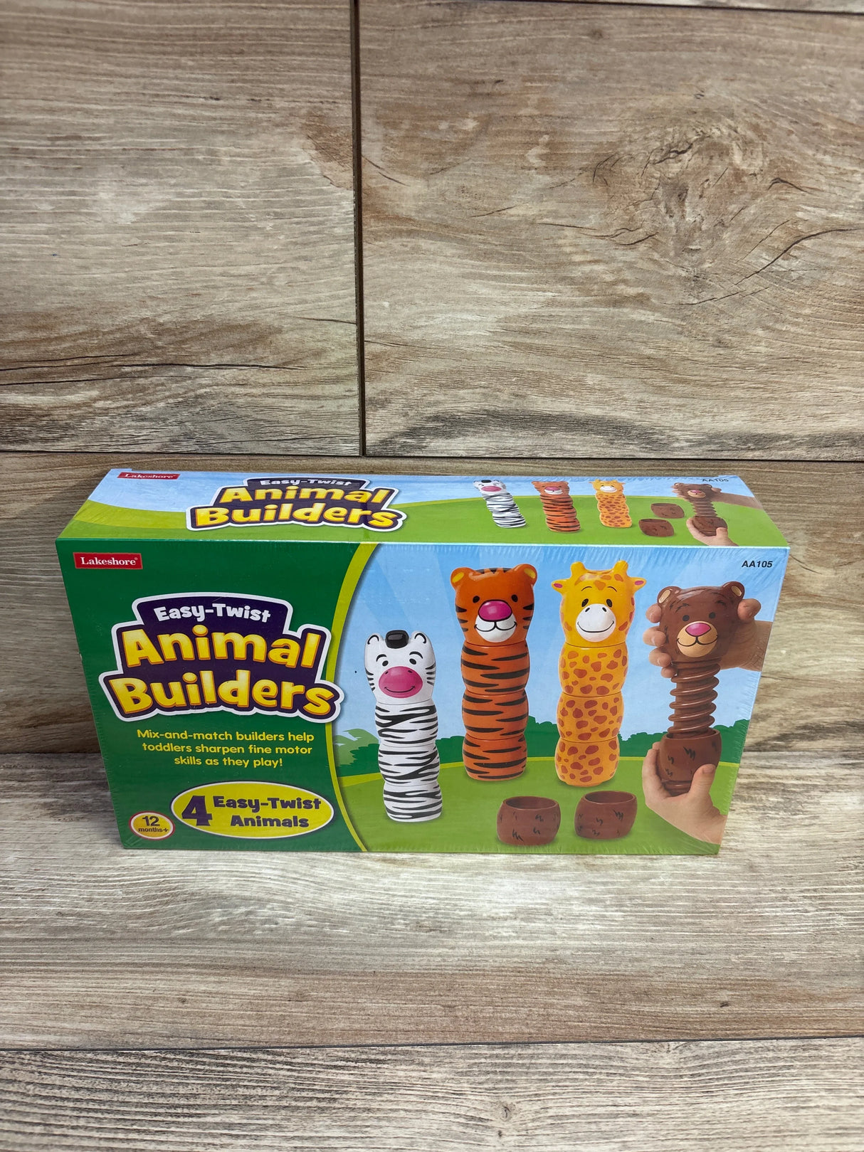 NEW Lakeshore Easy-Twist Animal Builders