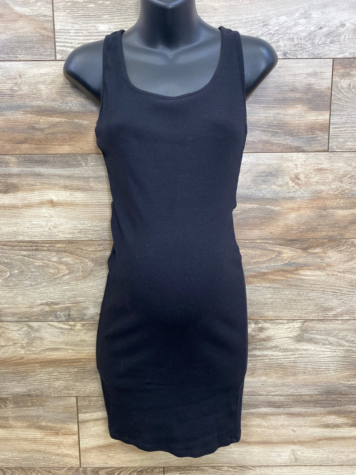 Motherhood Maternity Ribbed Tank Dress Black sz Small - Me n Mommy To Be