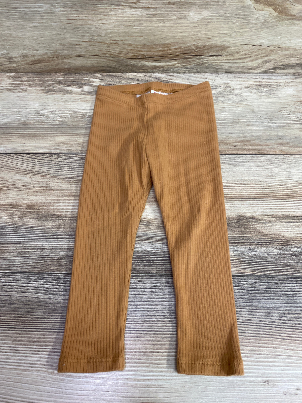 Cat & Jack Ribbed Leggings Caramel sz 2T