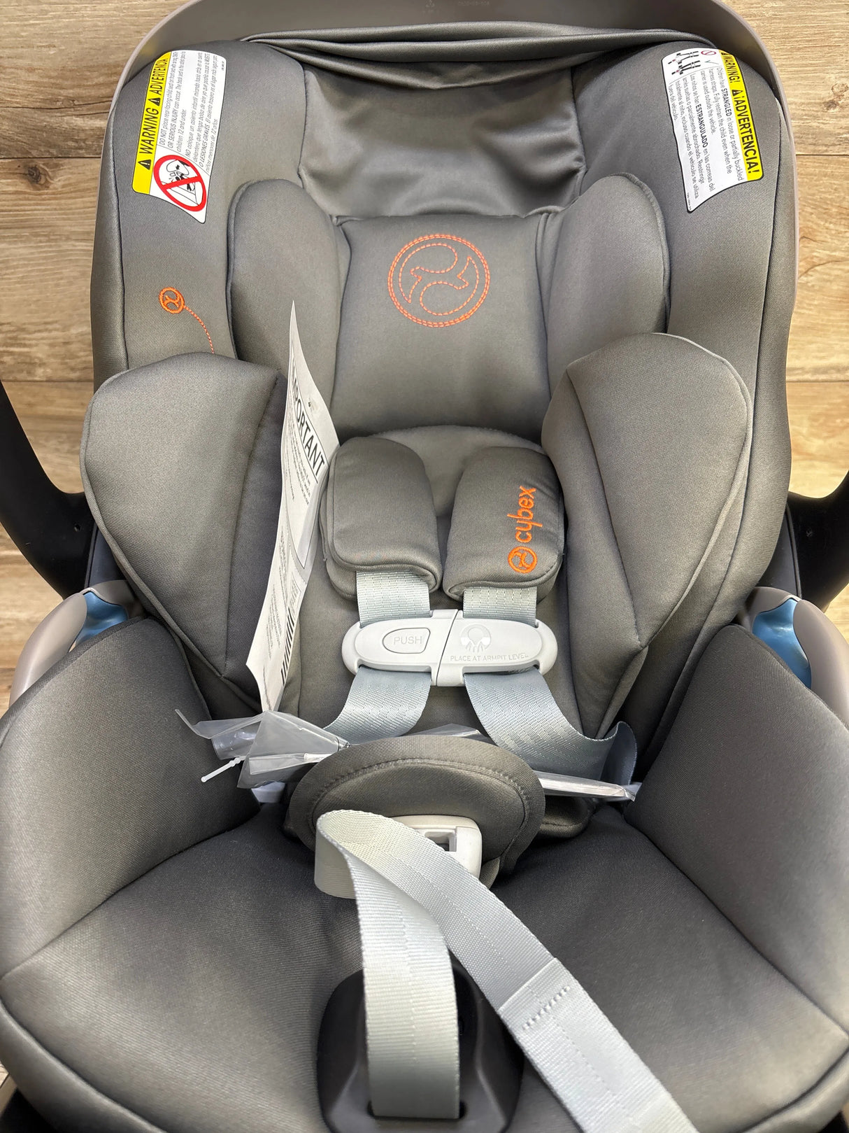 NEW Cybex Gold Cloud G Lux Infant Car Seat in Lava Grey 4-35lbs