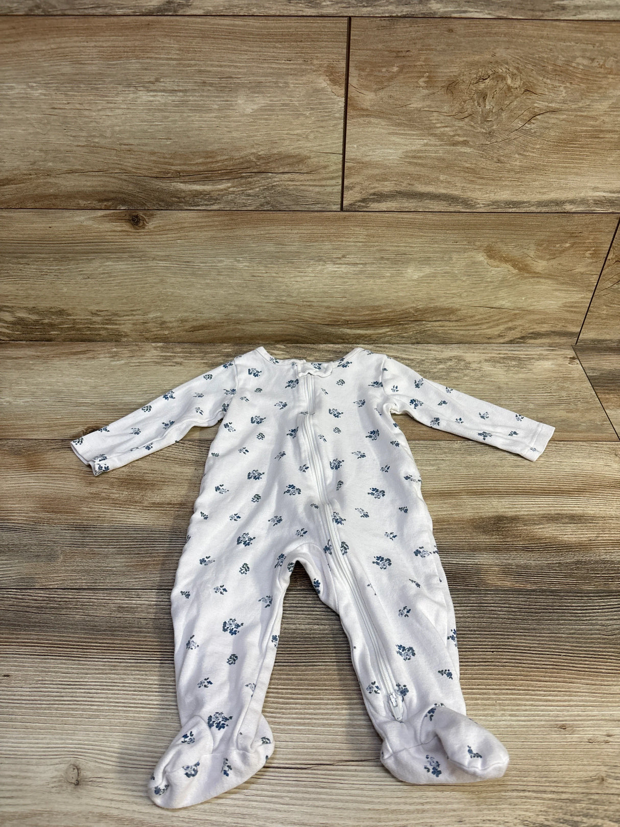 Just One You Floral Sleeper White sz 6m