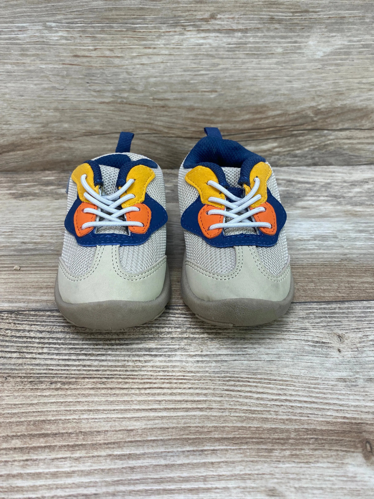 OshKosh B'Gosh Darcy Everplay Color Block Sneaker Beige Sz 5c - Me n Mommy To Be