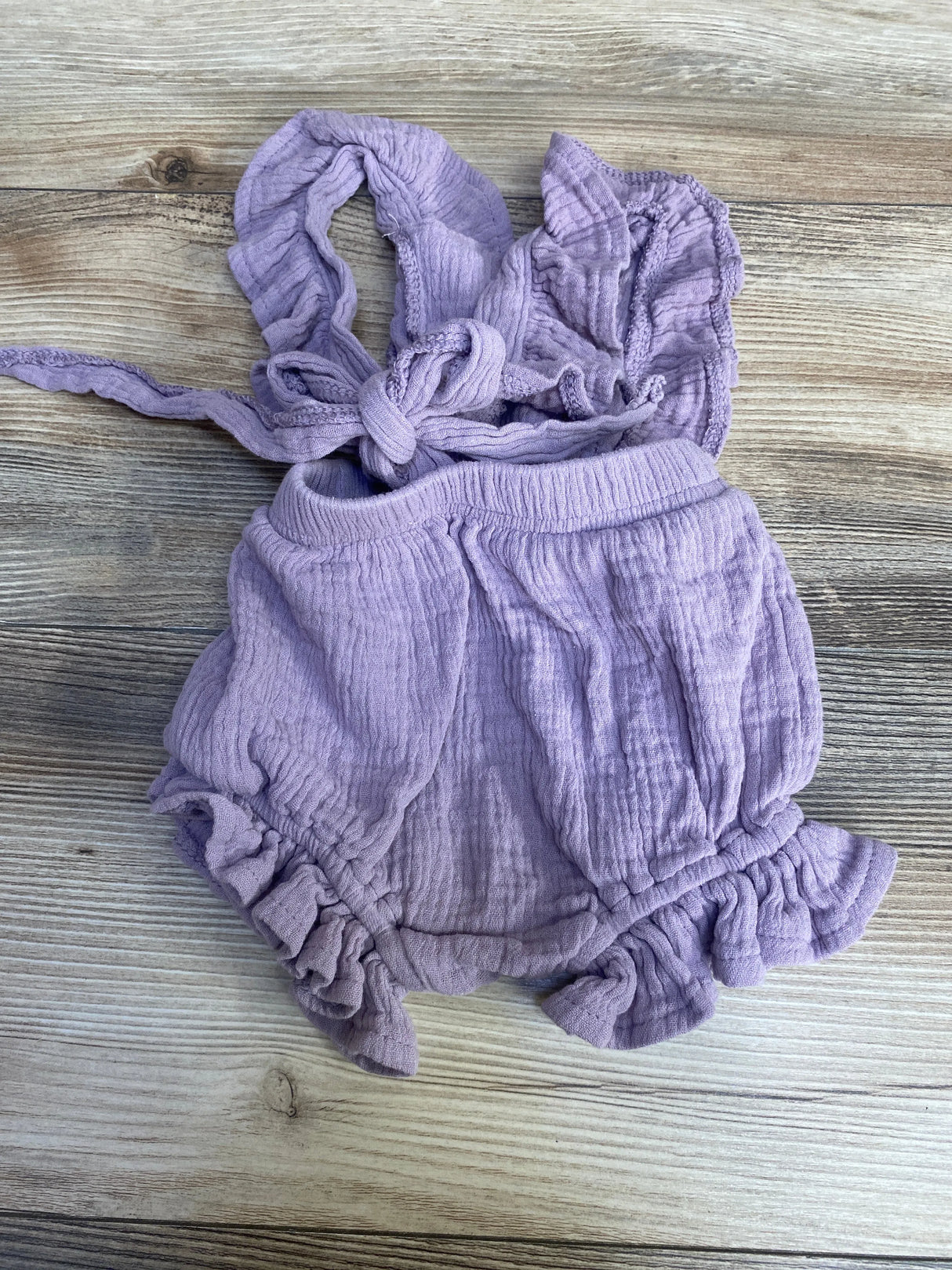 Ruffle Romper Purple sz 3m - Me n Mommy To Be