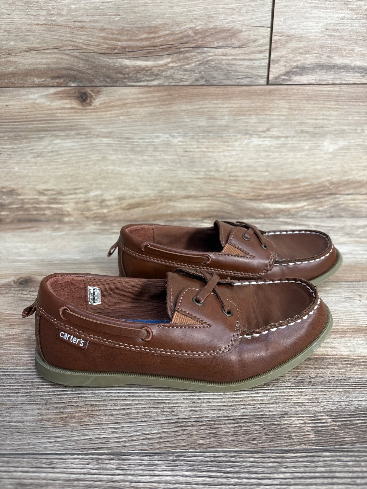 Carter's Boat Shoes Brown sz 2Y