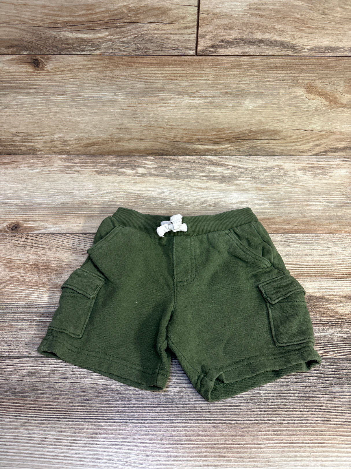 Simple Joys Drawstring Cargo Shorts Green sz 2T