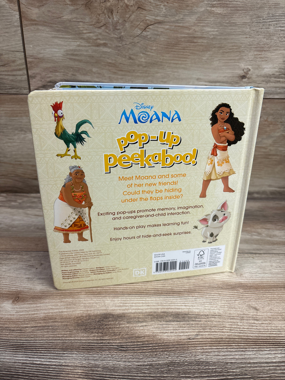 Pop-Up Peekaboo! Disney Moana Board Book
